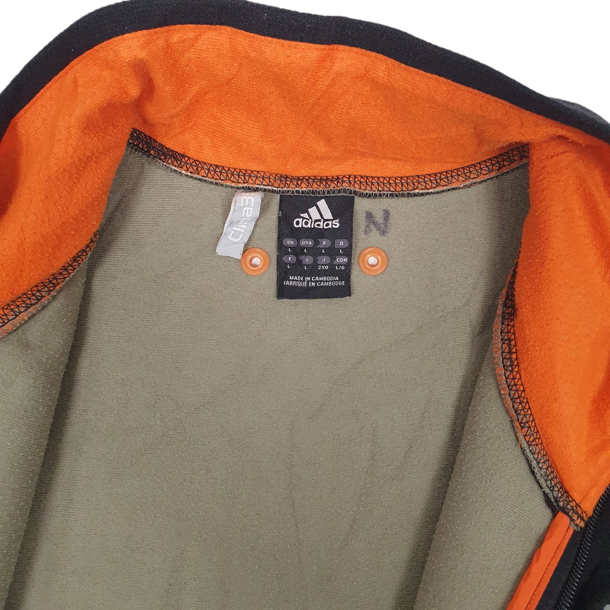 Mens Black Adidas Clima 365 Full Zip Jumper