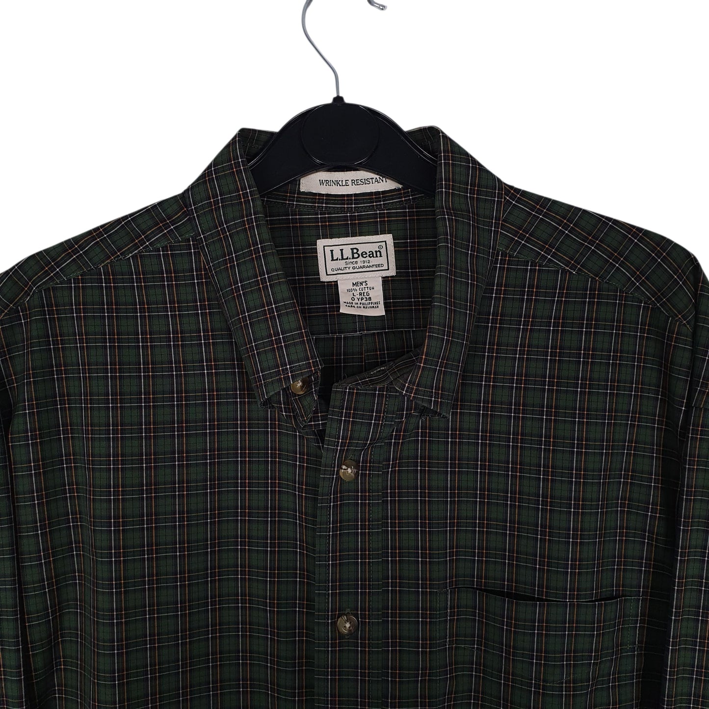 Mens Green L.L.Bean   Shirt