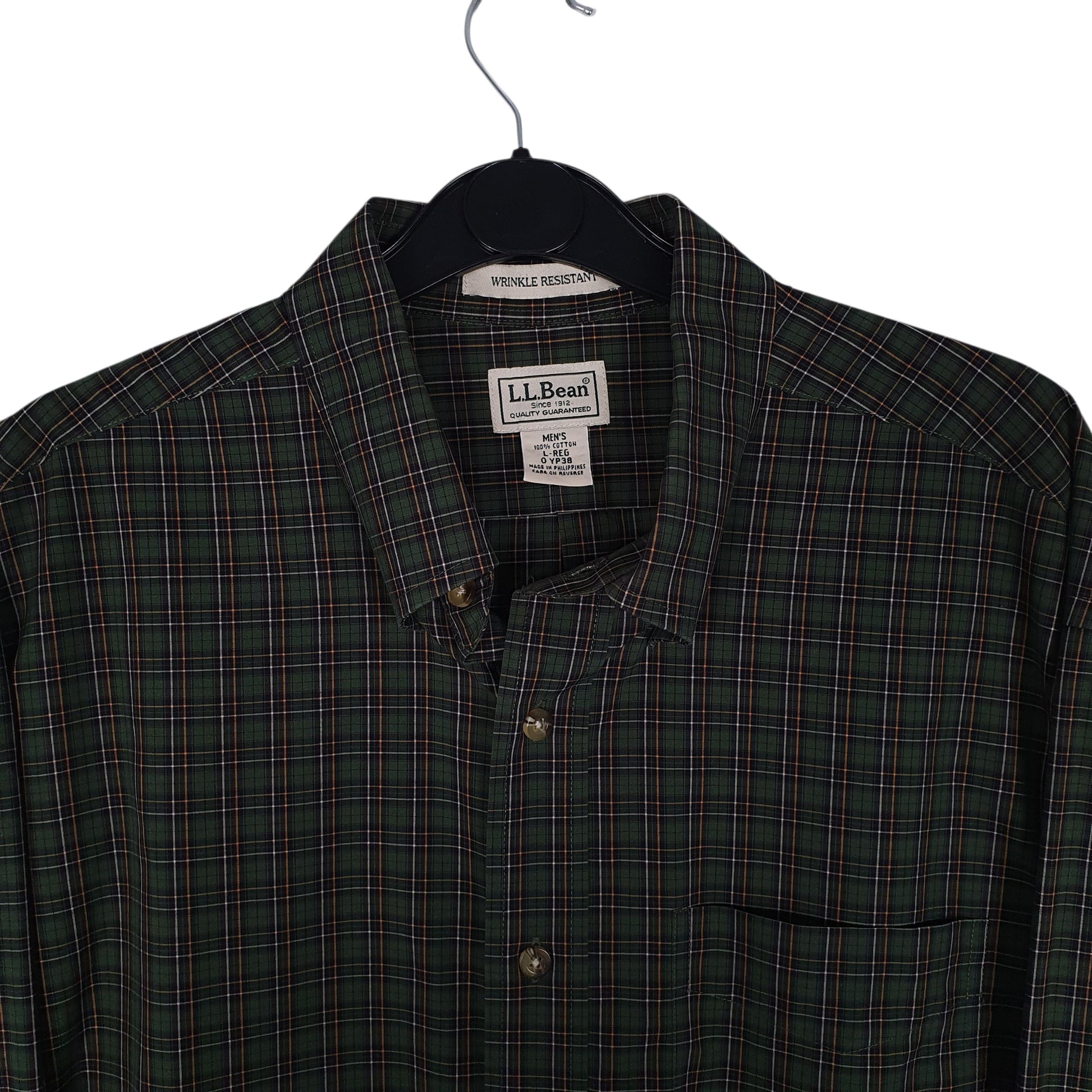 Mens Green L.L.Bean   Shirt