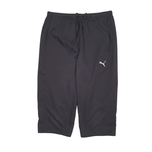 Womens Black Puma Capri Sport Shorts