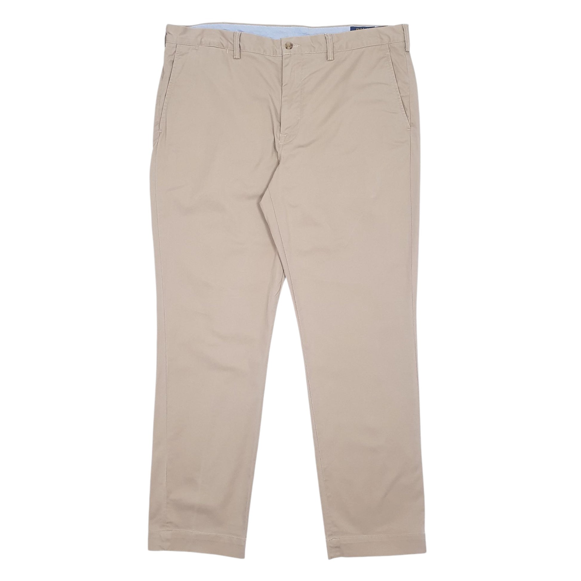 Mens Brown Polo Ralph Lauren Stretch Straight Fit Chino Trousers