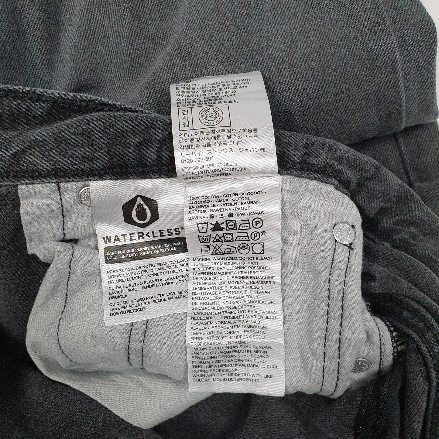 Mens Grey Levis   Jeans