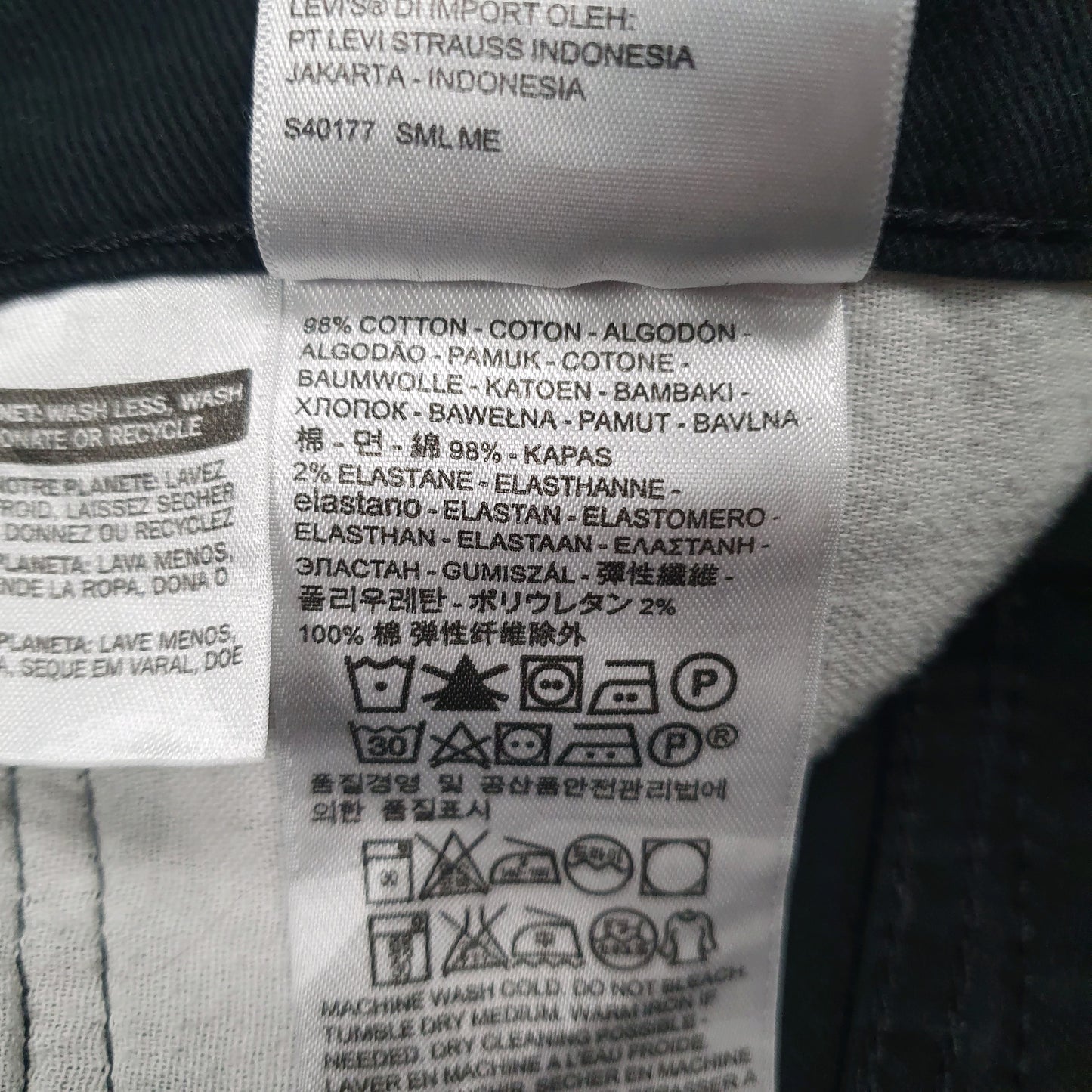 Mens Black Levis   Jeans