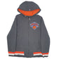 Mens Grey NBA New York Knicks Full Zip Jumper