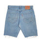 Mens Blue Levis 512 Hoodie Shorts