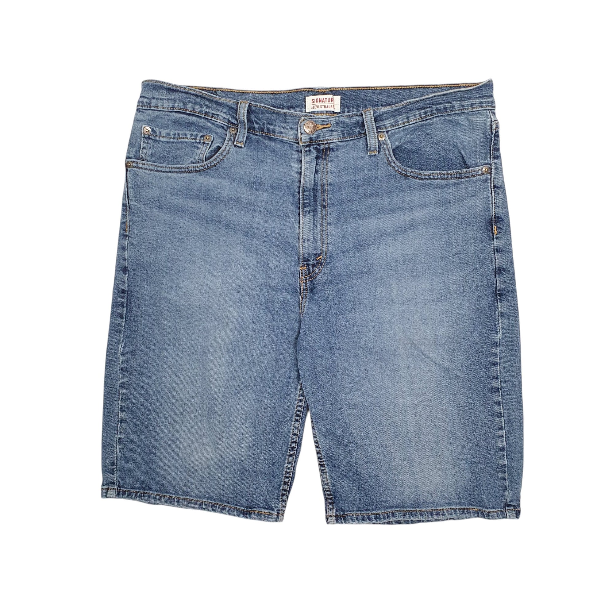 Mens Blue Levis Signature Denim Shorts