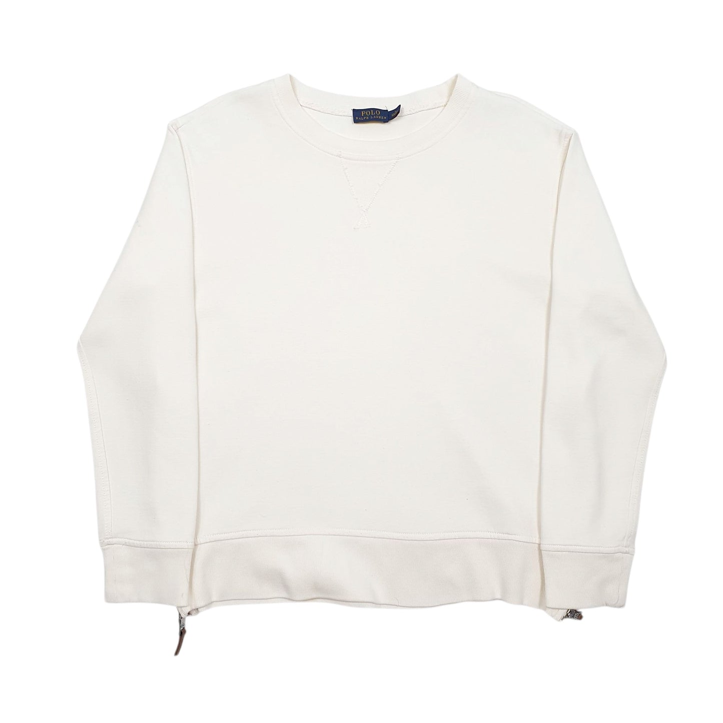 Womens White Polo Ralph Lauren  Crewneck Jumper