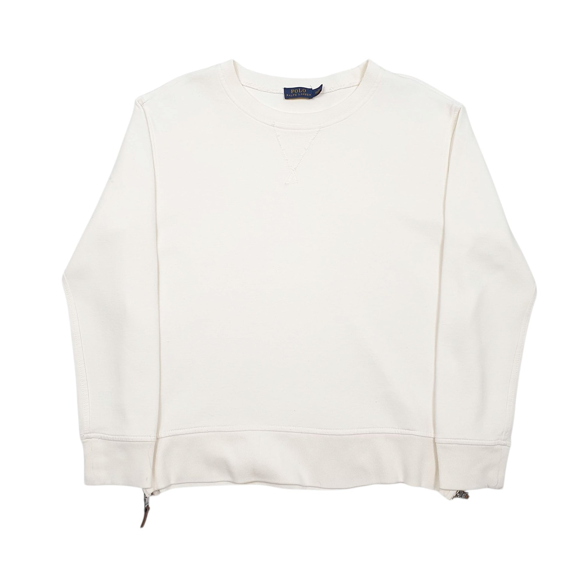 Womens White Polo Ralph Lauren  Crewneck Jumper