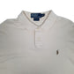 Mens Cream Polo Ralph Lauren Custom Fit  Polo Shirt