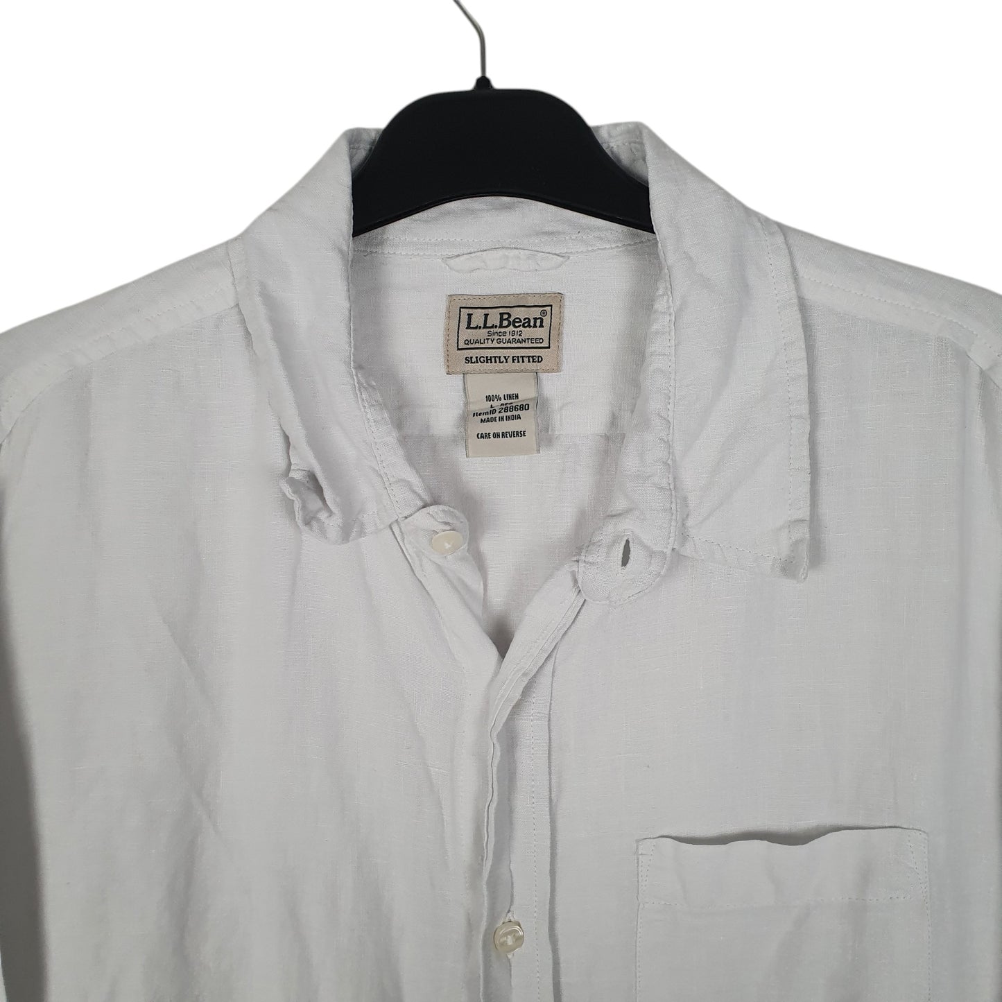Mens White L.L.Bean   Shirt