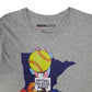 Mens Grey Prideletics Minnesota Pride  T Shirt