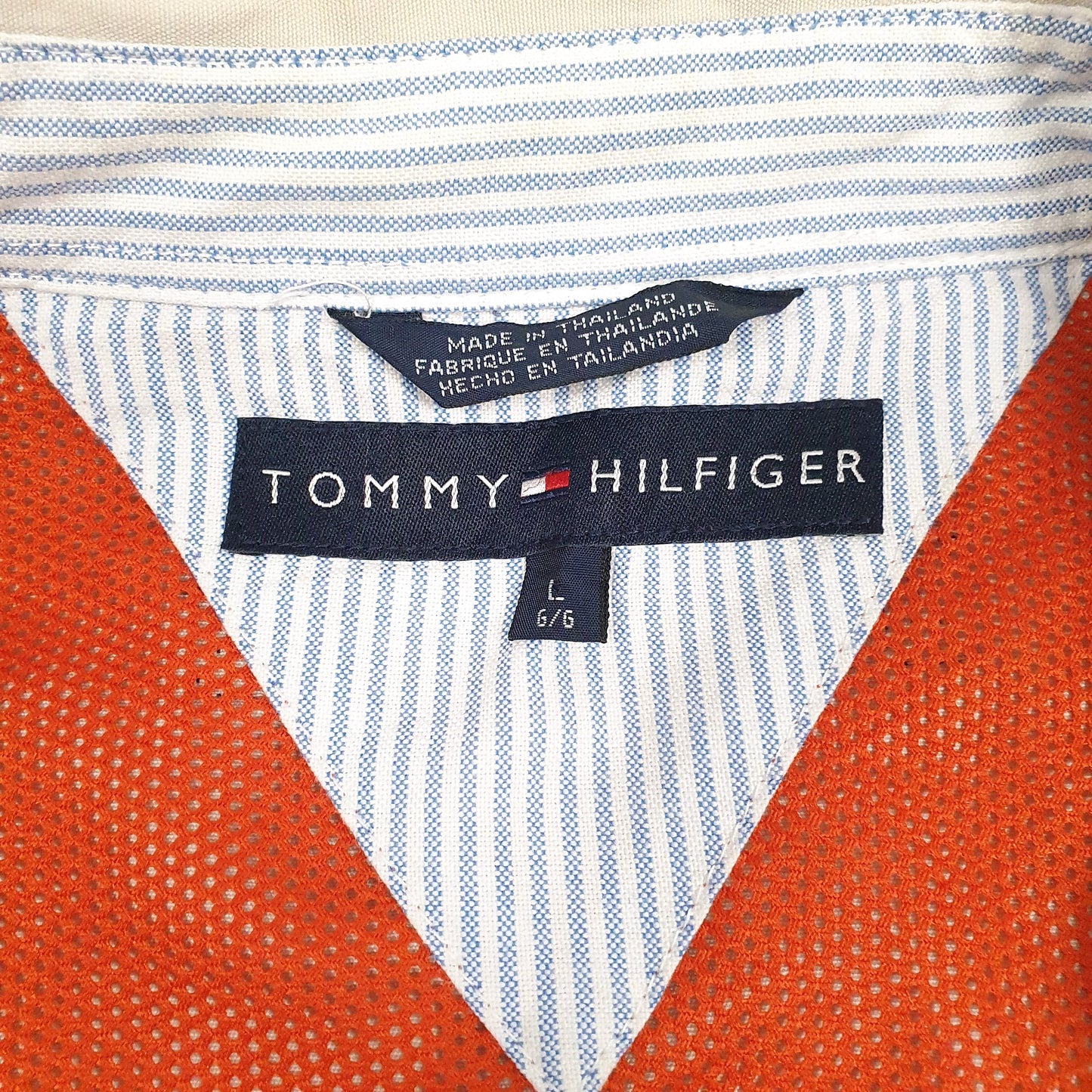 Mens Beige Tommy Hilfiger  Full Zip Coat