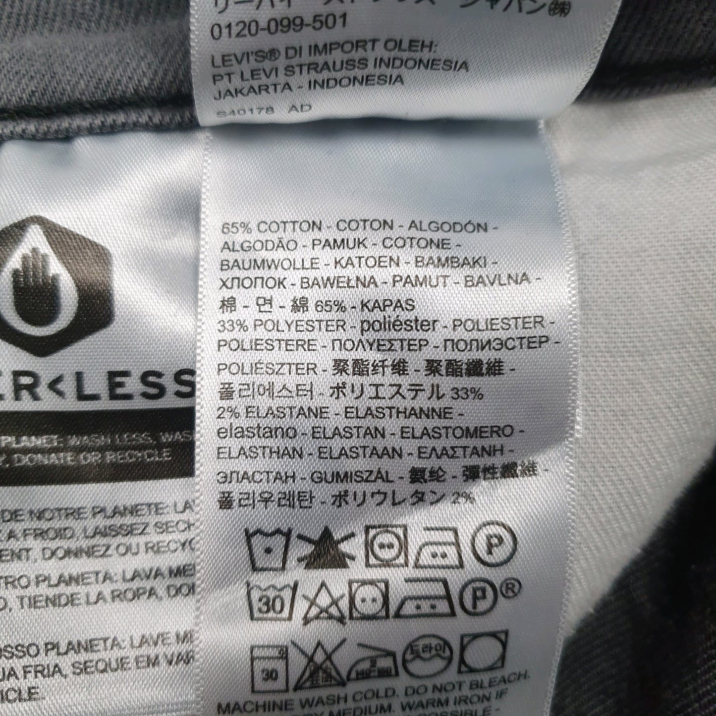 Mens Grey Levis   Jeans