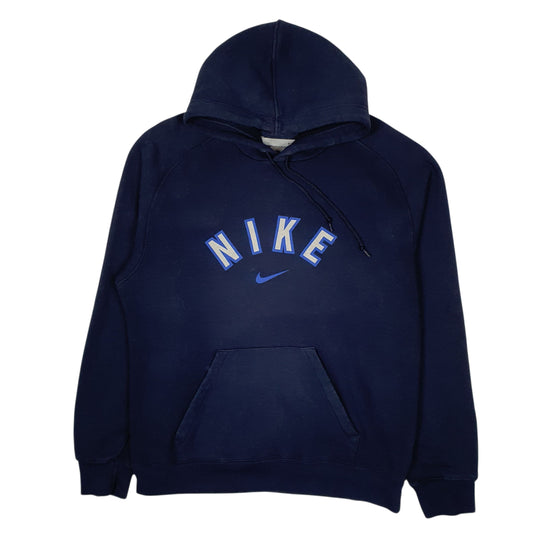 Mens Navy Nike Vintage 2000s Hoodie Jumper