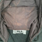 Mens Grey Fila Hoodie Full Zip Jumper