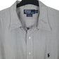 Mens Grey Polo Ralph Lauren Andrew Vintage 90s  Shirt