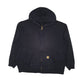 Mens Navy Carhartt Hoodie Full Zip Jumper