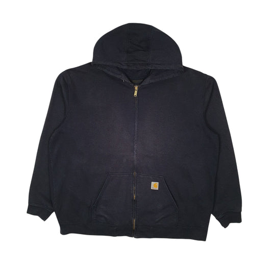 Mens Navy Carhartt Hoodie Full Zip Jumper