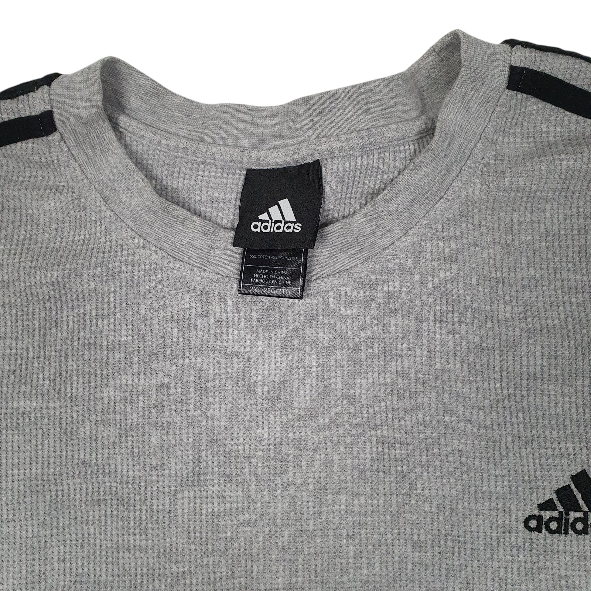 Mens Grey Adidas  Crewneck Jumper
