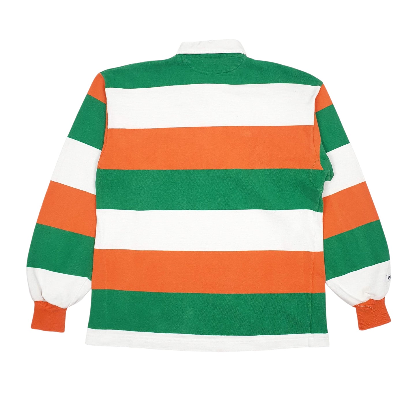 Mens Green Barbarian Ireland Rugby Crewneck Polo Shirt