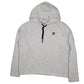 Womens White Fila Retro Pile Hoodie Jumper