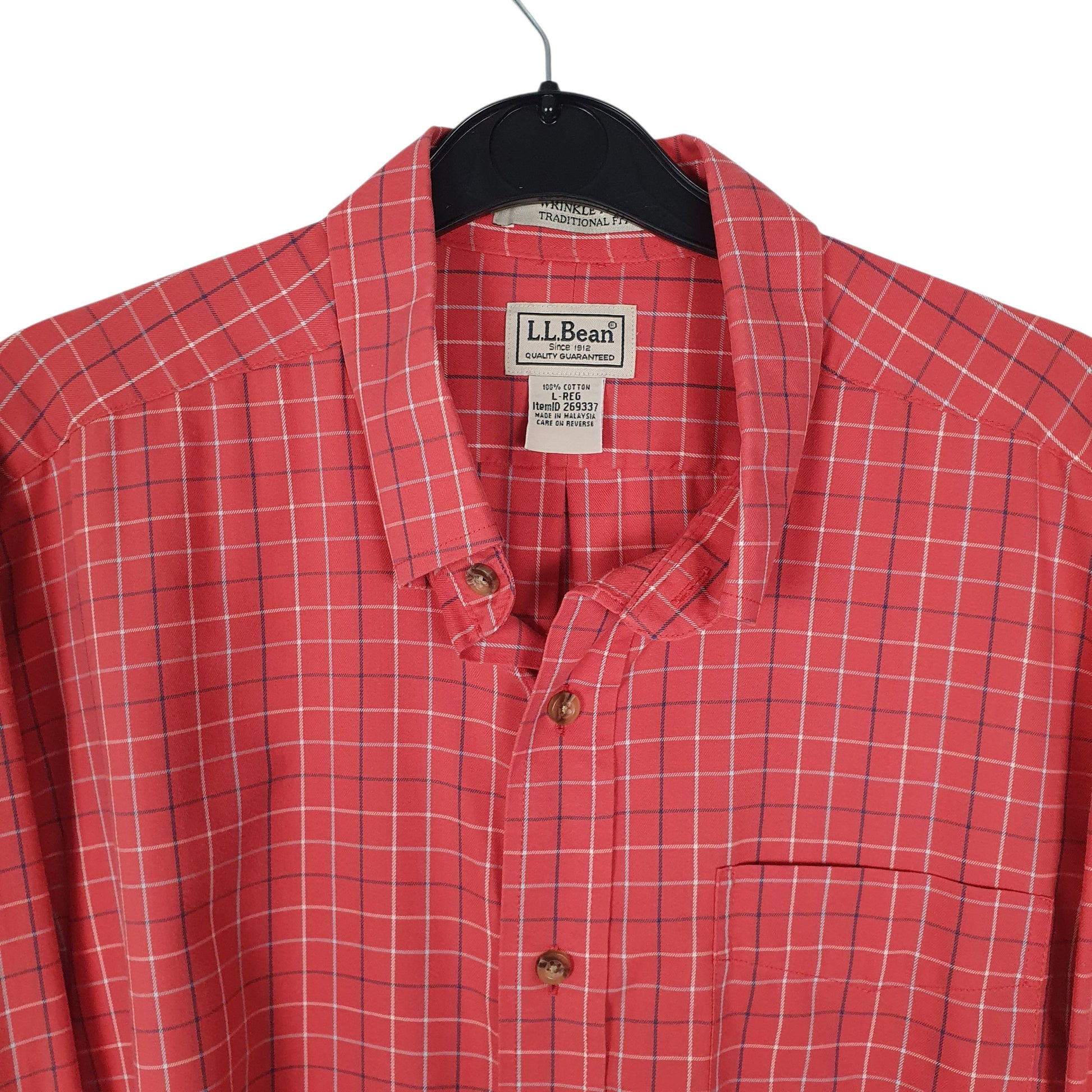 Mens Pink L.L.Bean   Shirt