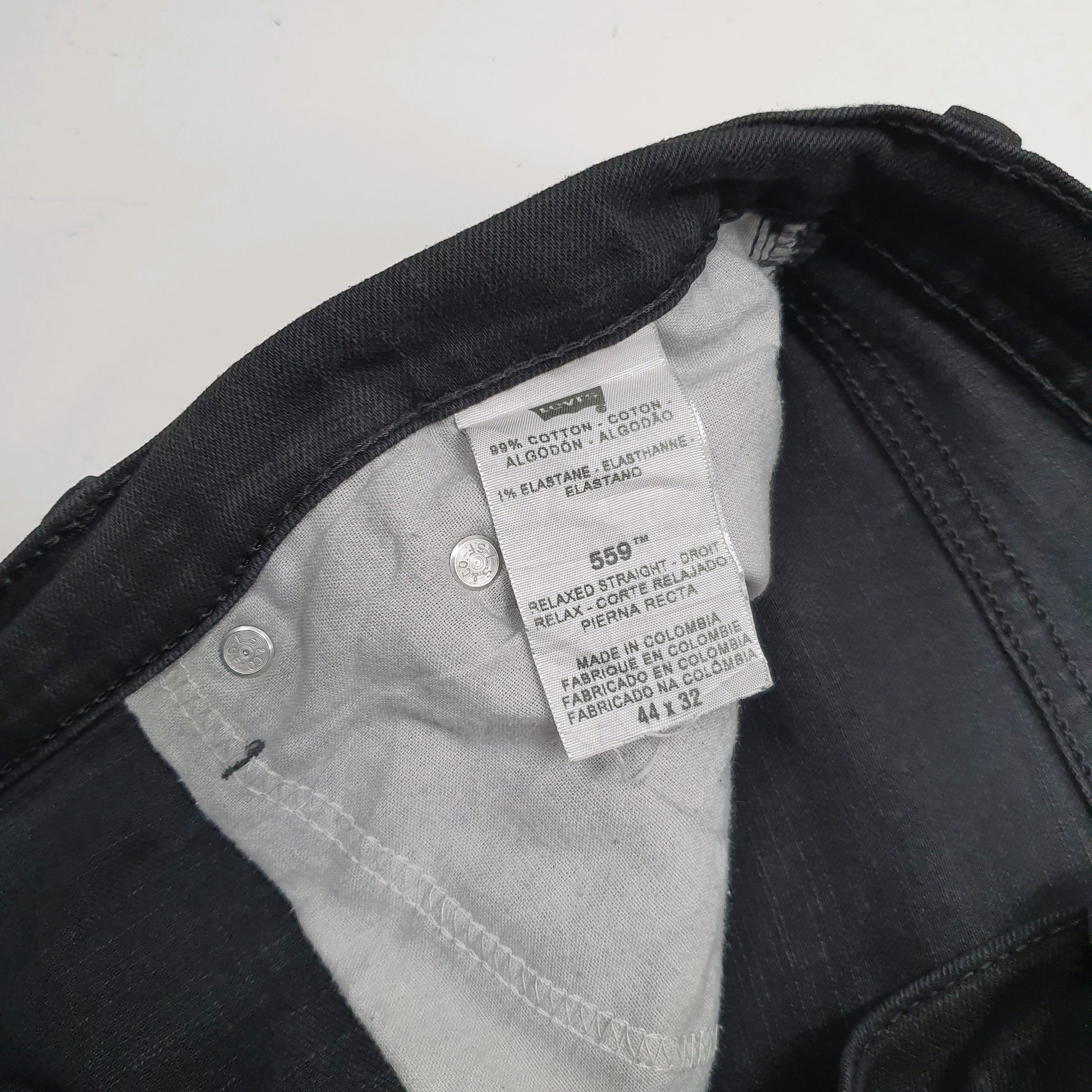 Mens Black Levis   Jeans