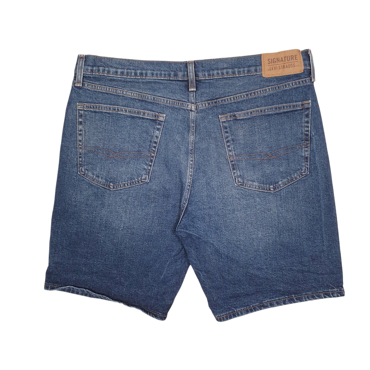 Mens Blue Levis Signature  Shorts