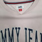 Womens Pink Tommy Hilfiger Spellout Crewneck Jumper