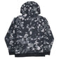 Womens Grey Adidas Spellout Camo Hoodie Jumper