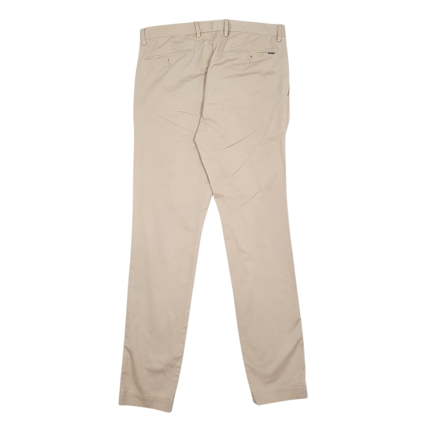 Mens Beige Polo Ralph Lauren Stretch Slim Fit  Trousers