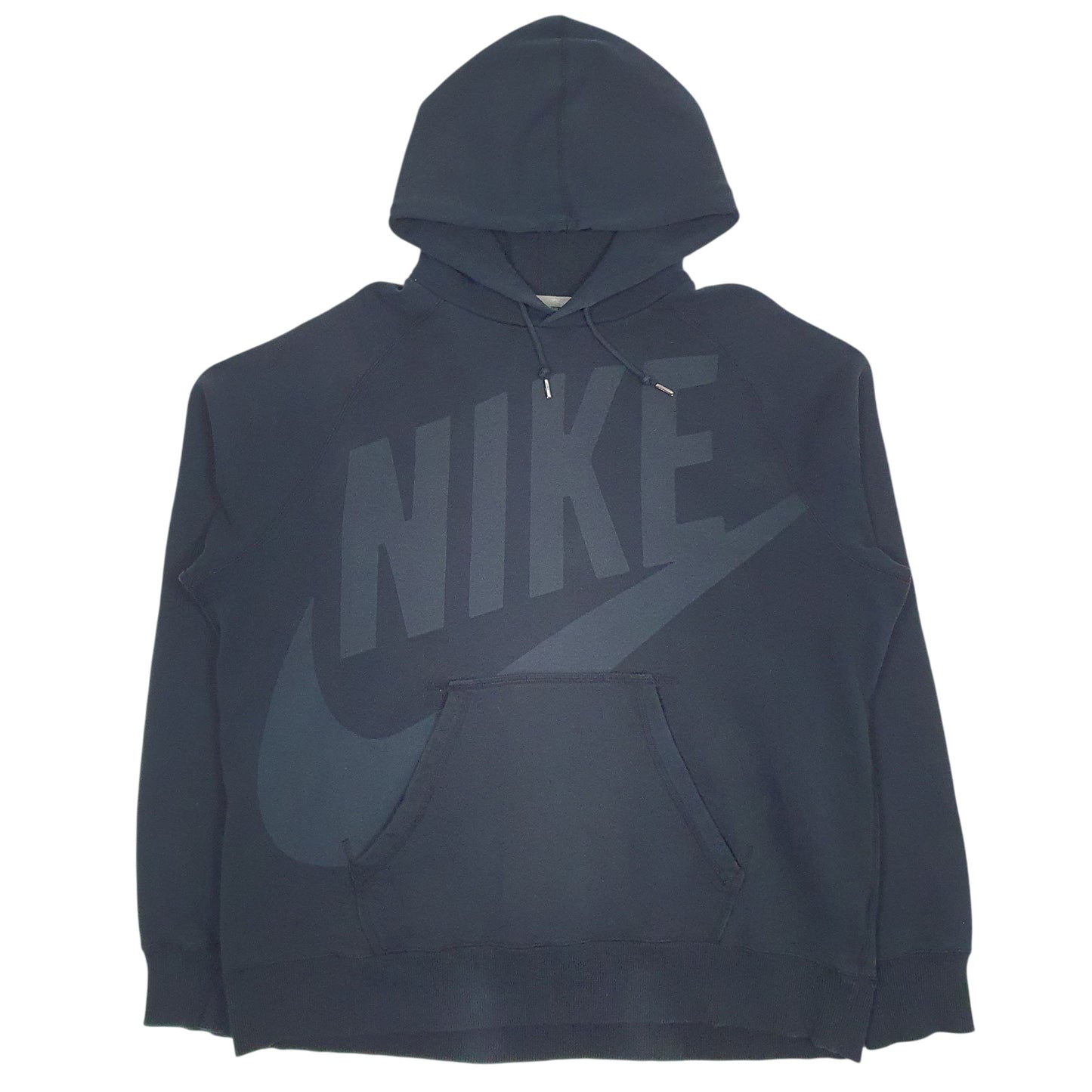 Mens Navy Nike Spellout Hoodie Jumper