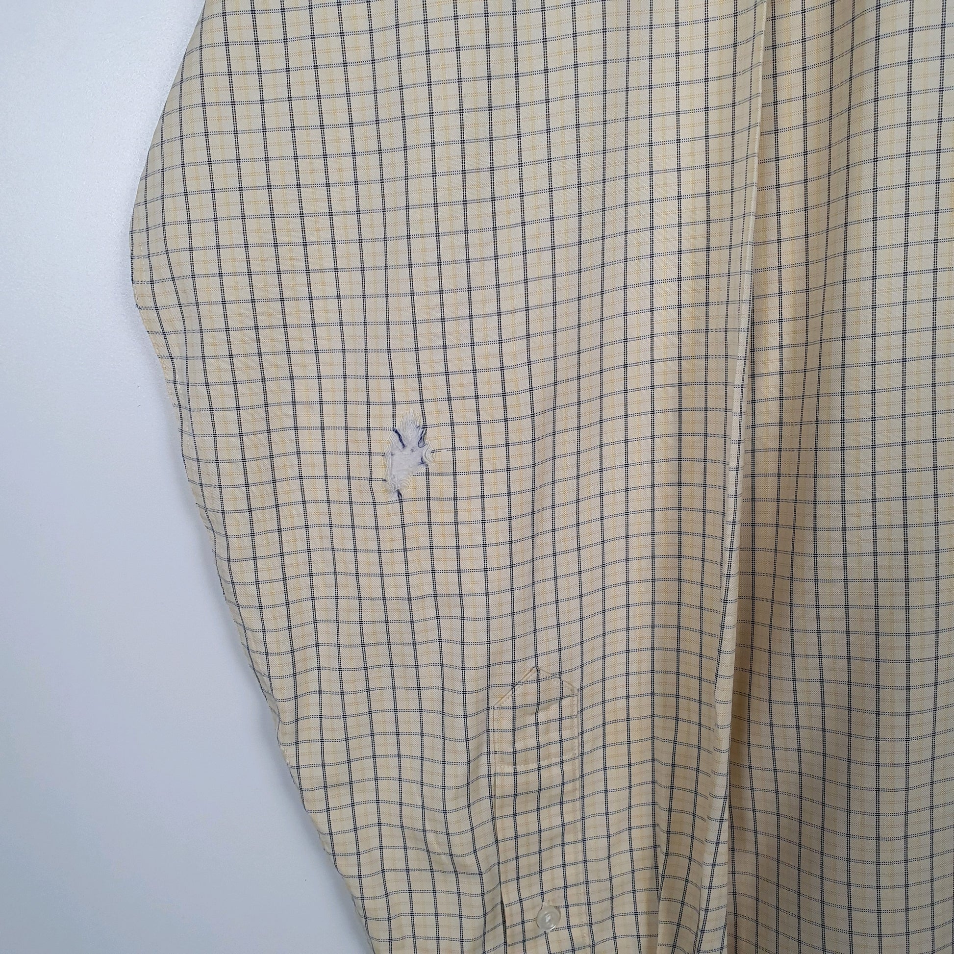 Mens Yellow L.L.Bean Tall  Shirt