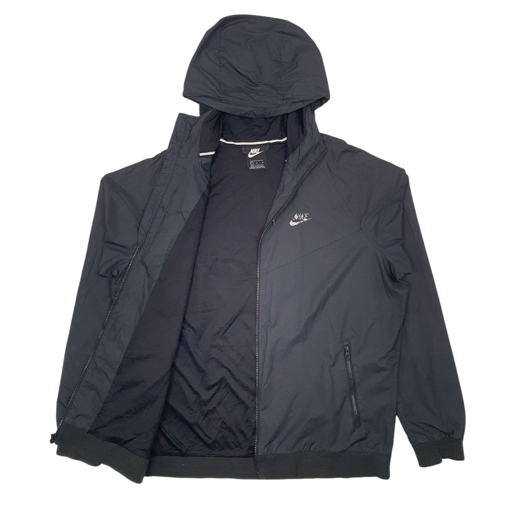Mens Black Nike   Coat