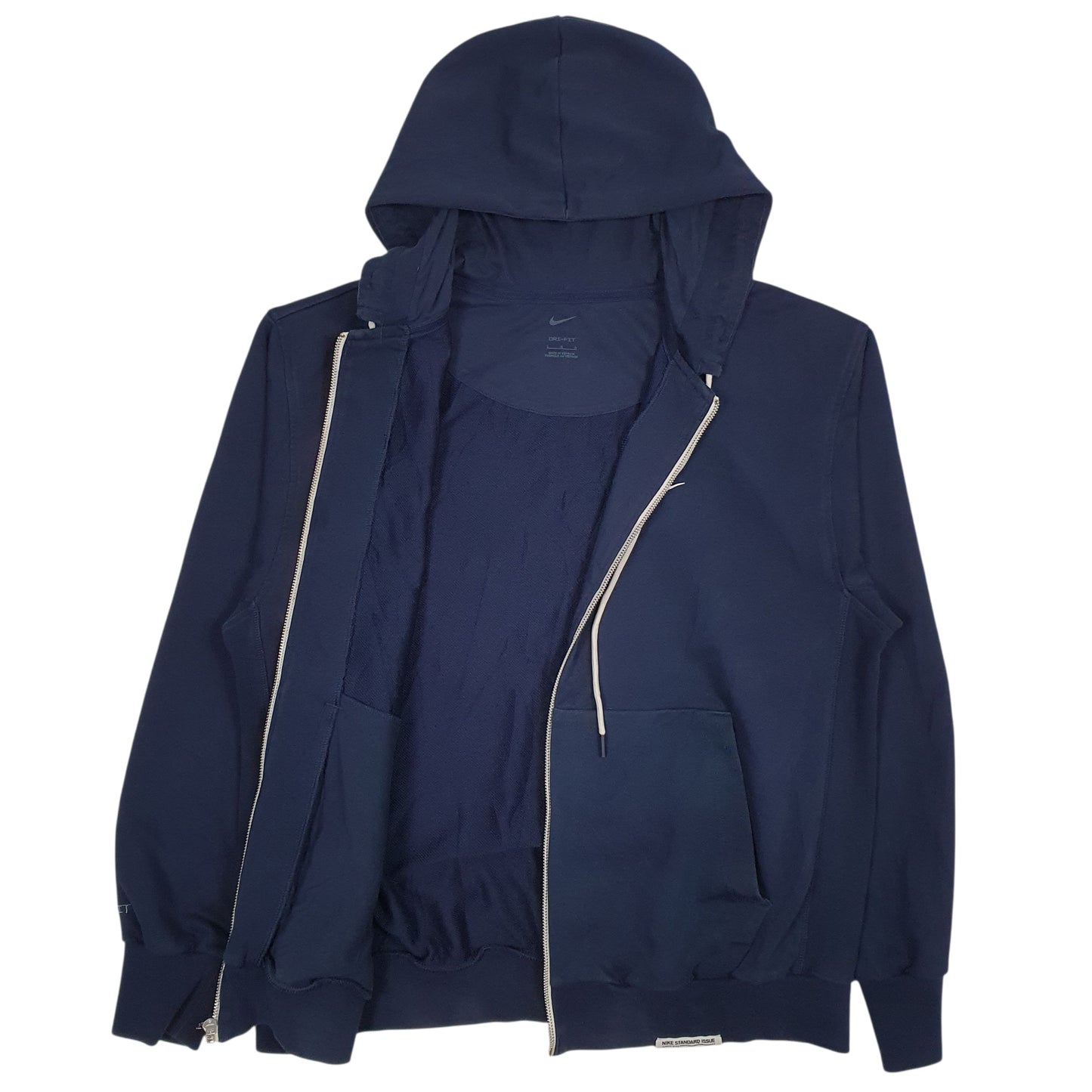 Mens Navy Nike Dri-Fit Full Zip Jumper