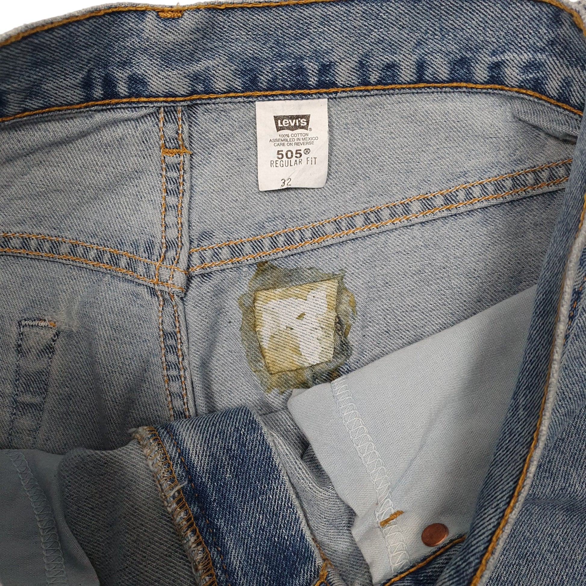 Mens Blue Levis 505 Vintage 90s  Shorts