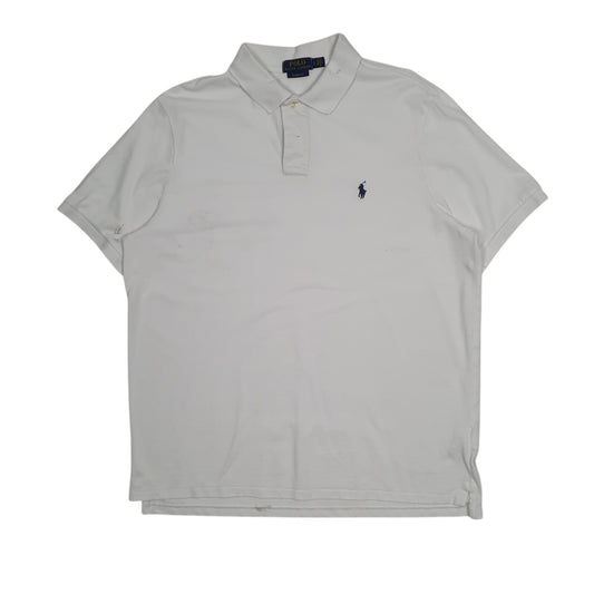 Mens White Polo Ralph Lauren  Short Sleeve Polo Shirt