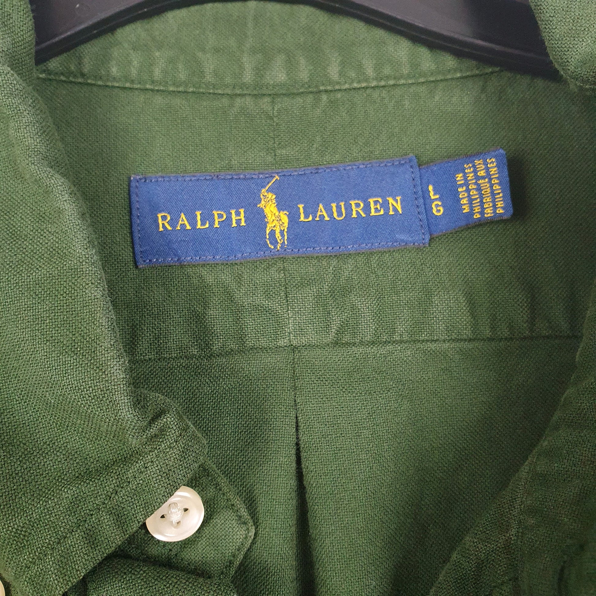 Mens Green Ralph Lauren   Shirt
