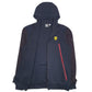 Mens Navy Puma Ferrari Full Zip Jumper