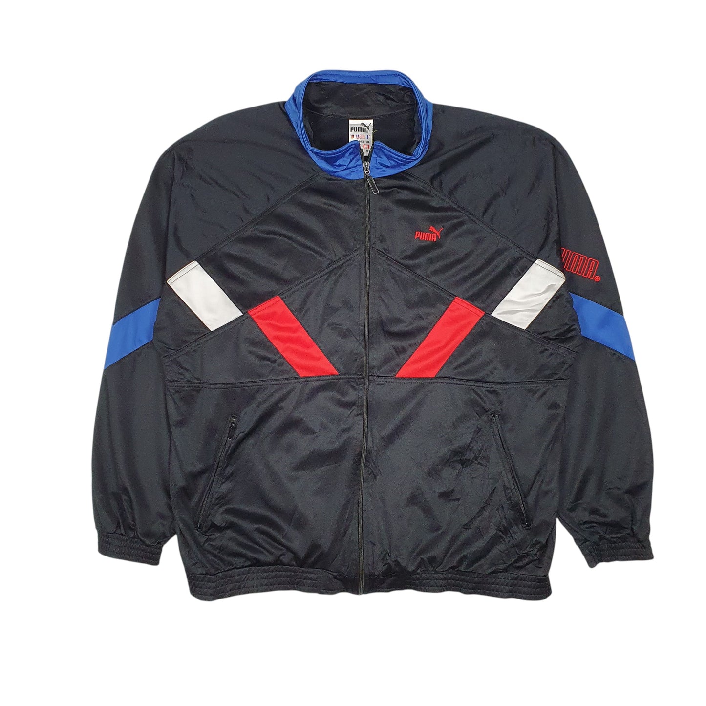 Mens Black Puma Vintage 90s  Coat