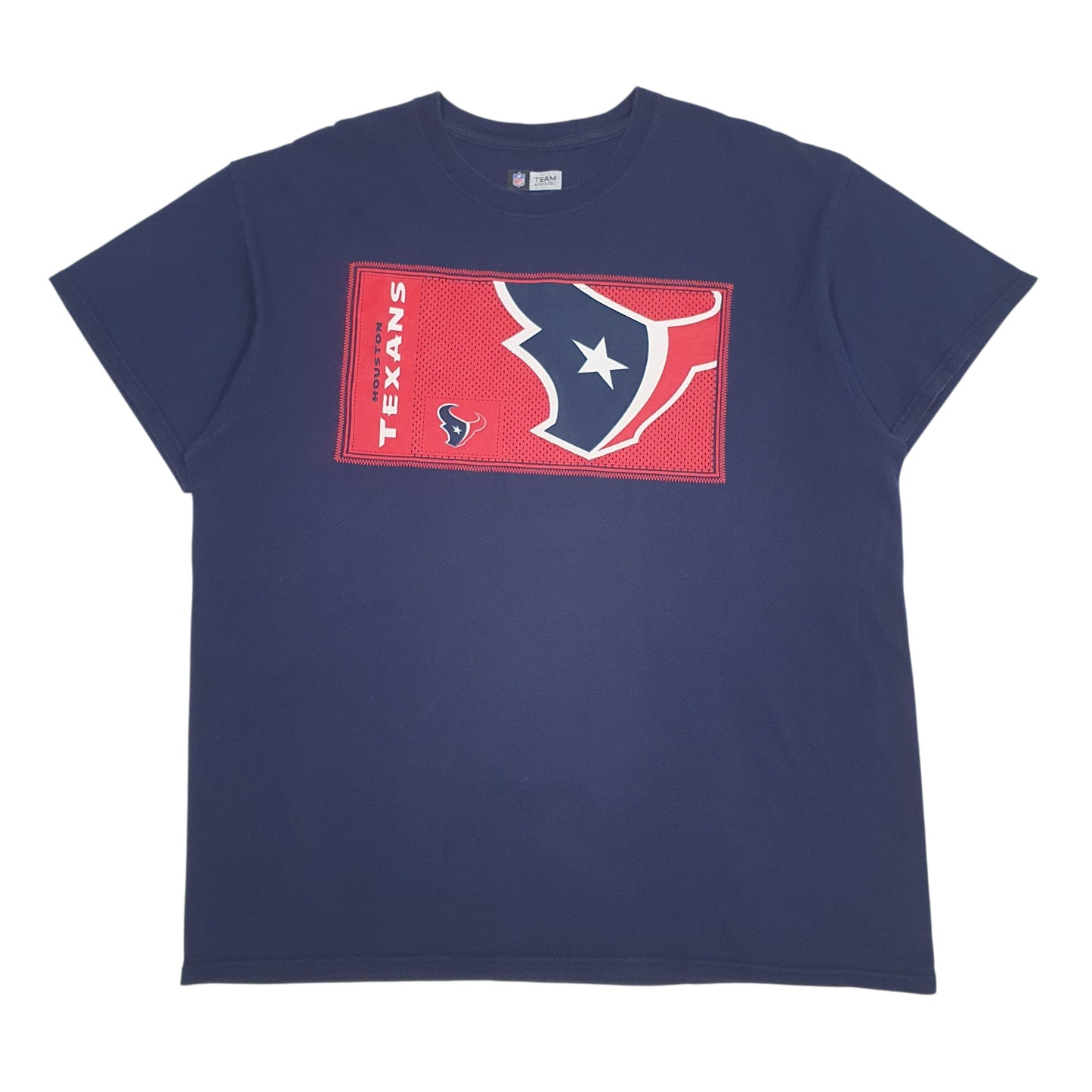 Mens Navy NFL Houstons Texans Short Sleeve T Shirt