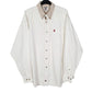Mens White Wrangler PBR Long Sleeve Shirt