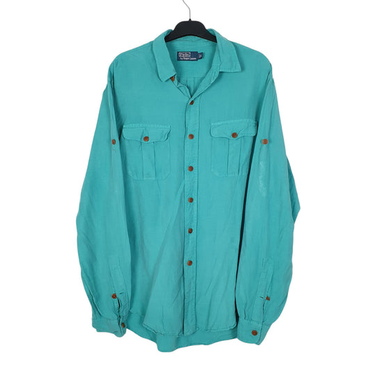 Mens Blue Polo Ralph Lauren  Long Sleeve Shirt