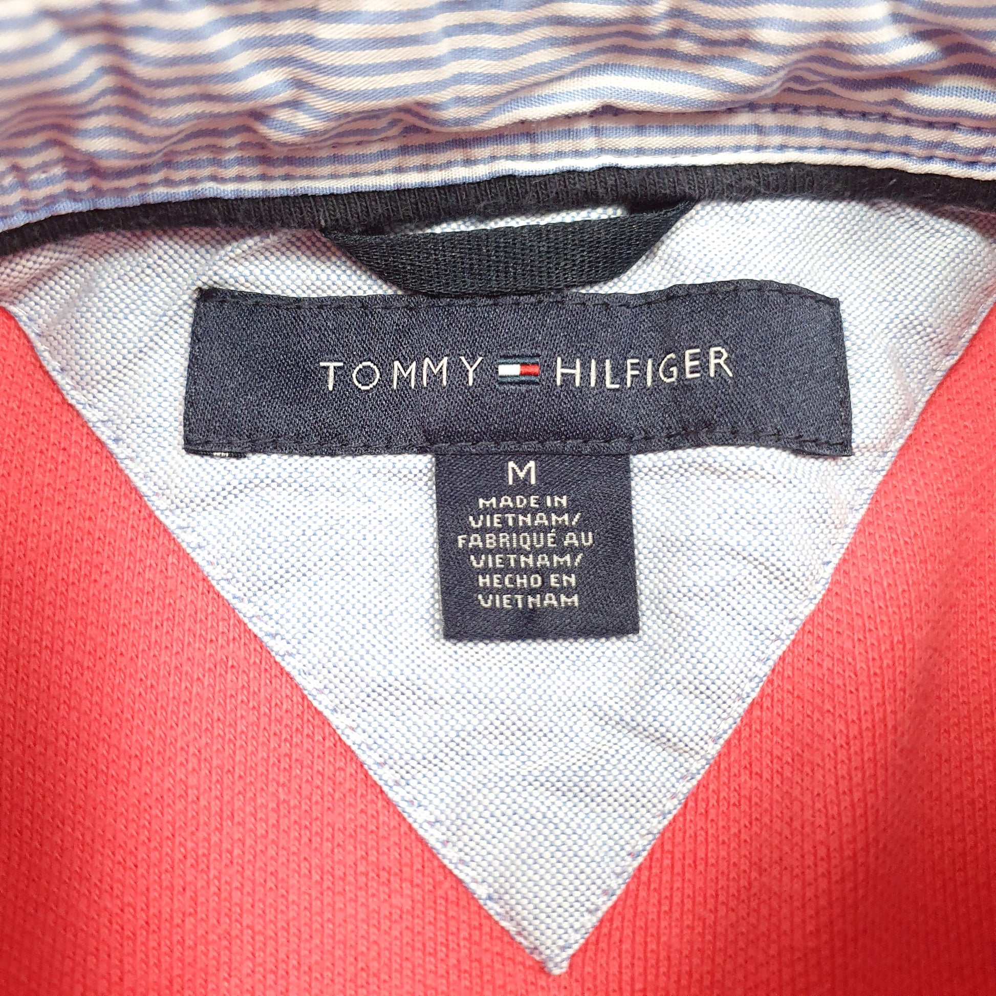 Mens Pink Tommy Hilfiger   Polo Shirt
