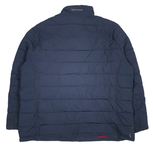 Mens Navy Nautica  Full Zip Coat