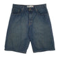 Mens Blue Levis 569 Loose Straight Denim Shorts