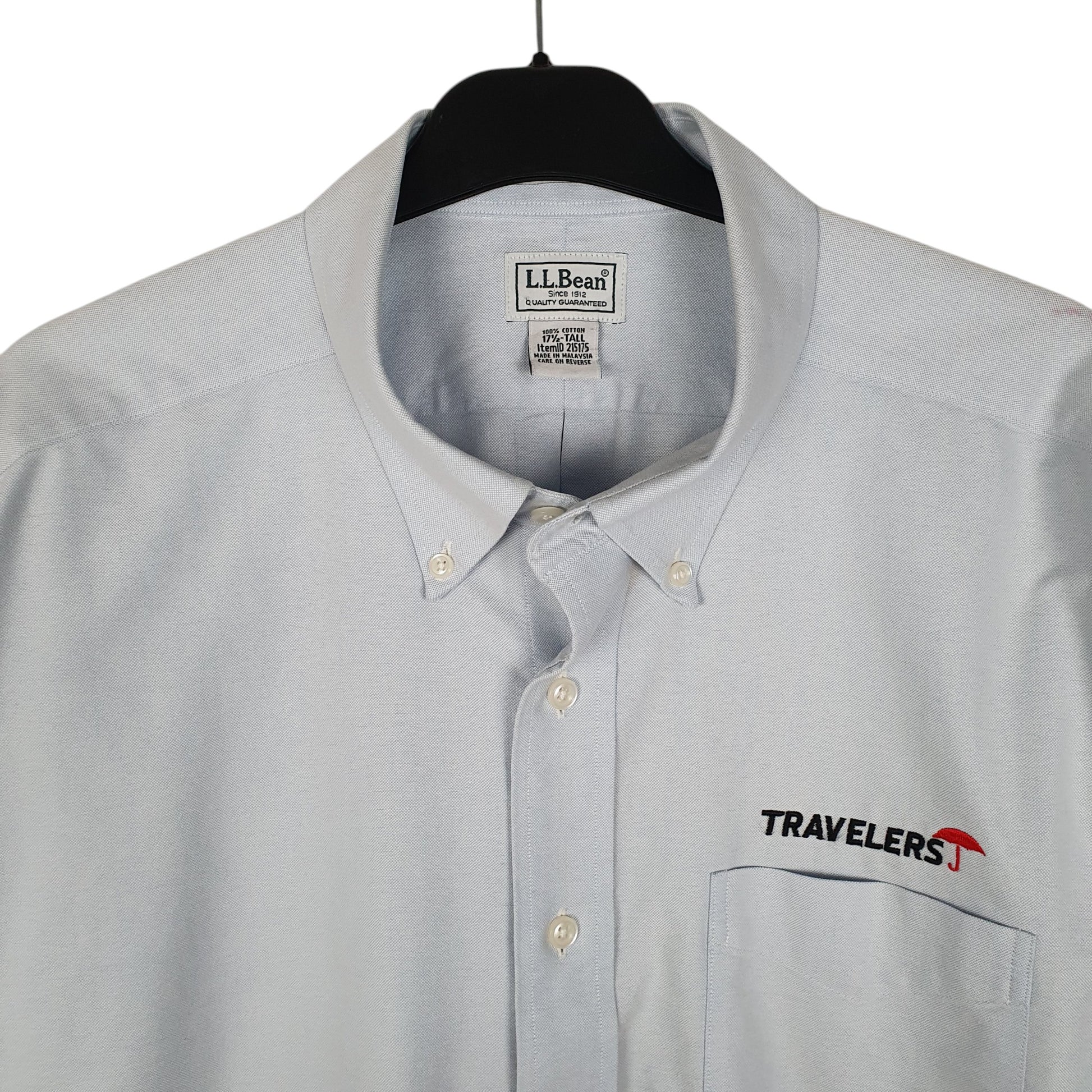 Mens Blue L.L.Bean   Shirt