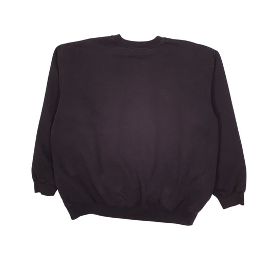 Mens Black Carhartt Heavy Insulated Crewneck Jumper