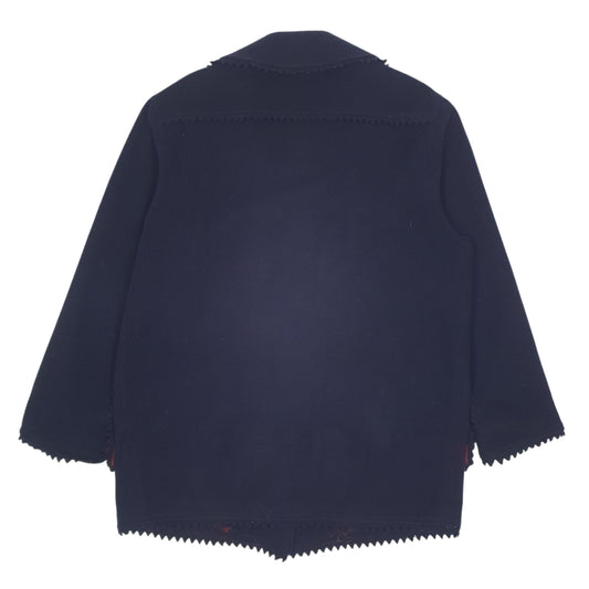 Mens Navy Unbranded   Coat