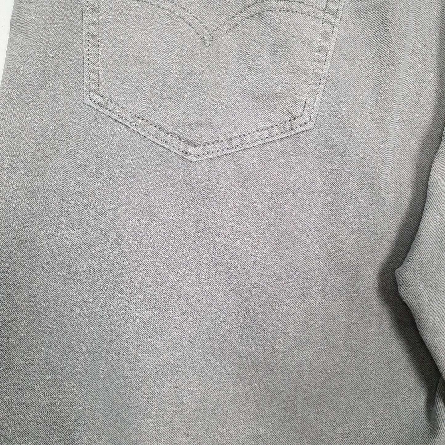 Mens Grey Levis 508 Slim Fit  Shorts